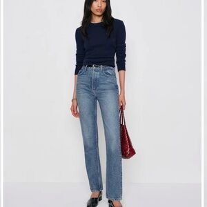 Reformation Cynthia High Rise Straight Jeans